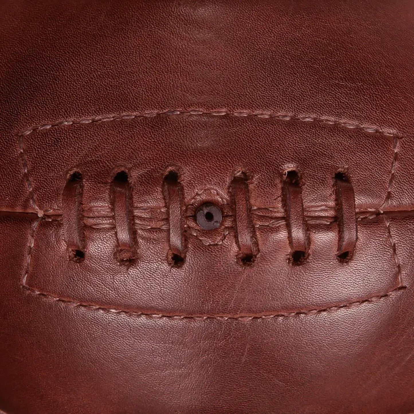 Retro Vintage Leather Soccer Ball – 1900s Display Decor