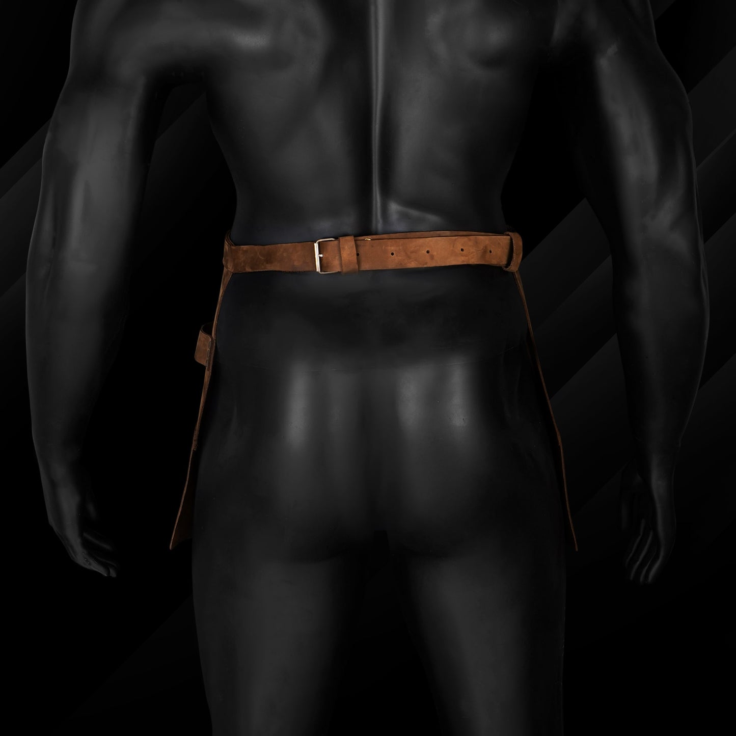 Durable half leather apron made from premium cowhide. Features brass hardware, towel loop, and multiple compartments for organizing hairstyling tools, gardening gear, or chef utensils. Designed for professionals and available with personalized engraving. A thoughtful gift for both men and women.