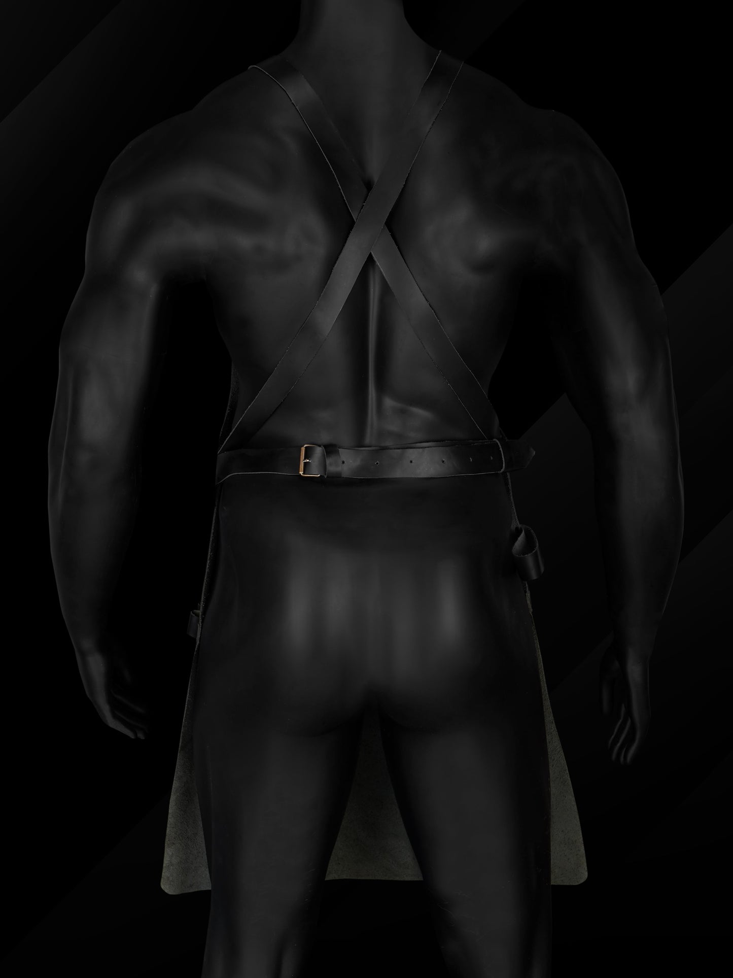 Gearforge full-grain leather apron with personalized options. Adjustable straps, brass hardware, and multiple pockets make it a perfect gift for dads, husbands, or professionals. Suitable for hair salons, BBQ setups, craft shops, and workshops. Rugged construction for lasting use in tough environments.