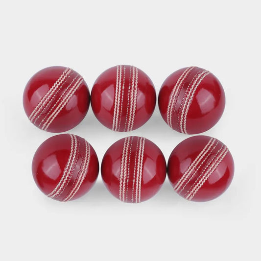 Red Leather Cricket Ball – Handmade Match Ball Gift