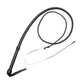 Indiana Jones Deep Black Cowhide Bullwhip – 4ft to 12ft Handmade