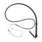 Indiana Jones Deep Black Cowhide Bullwhip – 4ft to 12ft Handmade