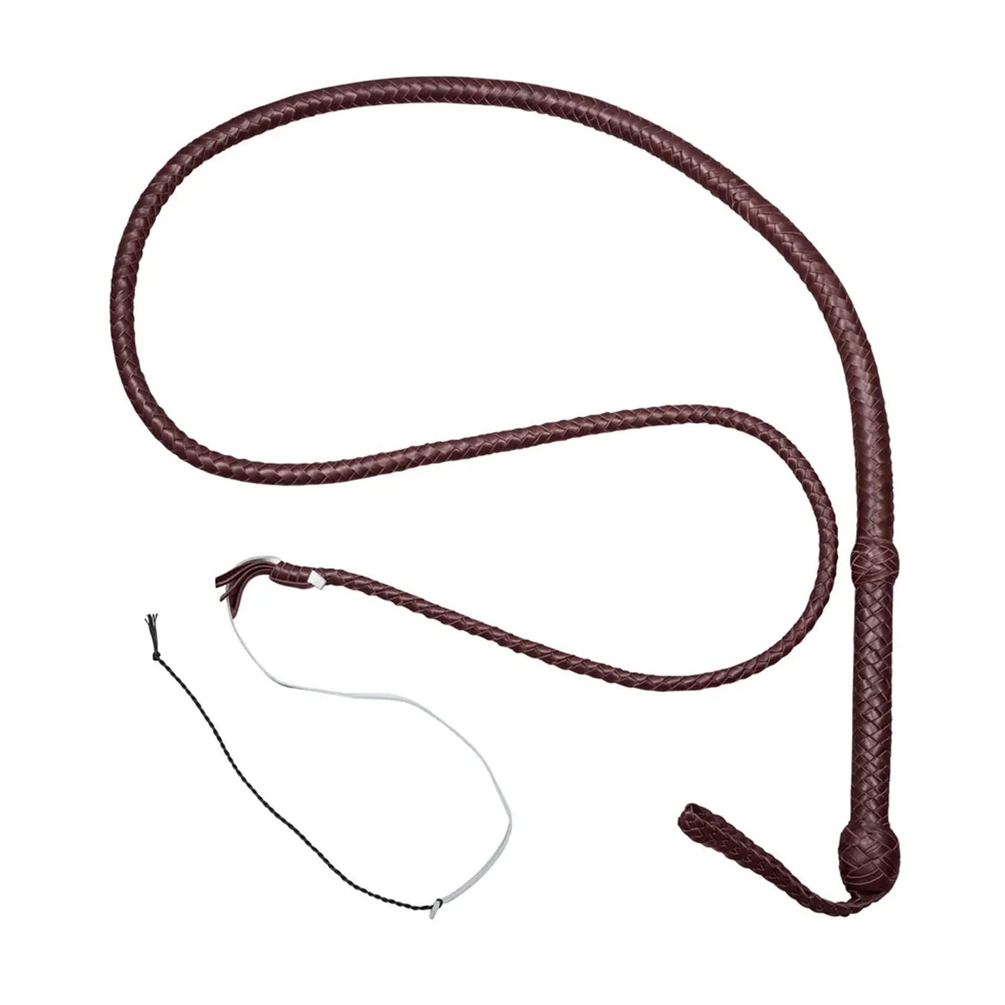 Indiana Jones Whisky Brown Cowhide Bullwhip – 4ft to 12ft Handmade