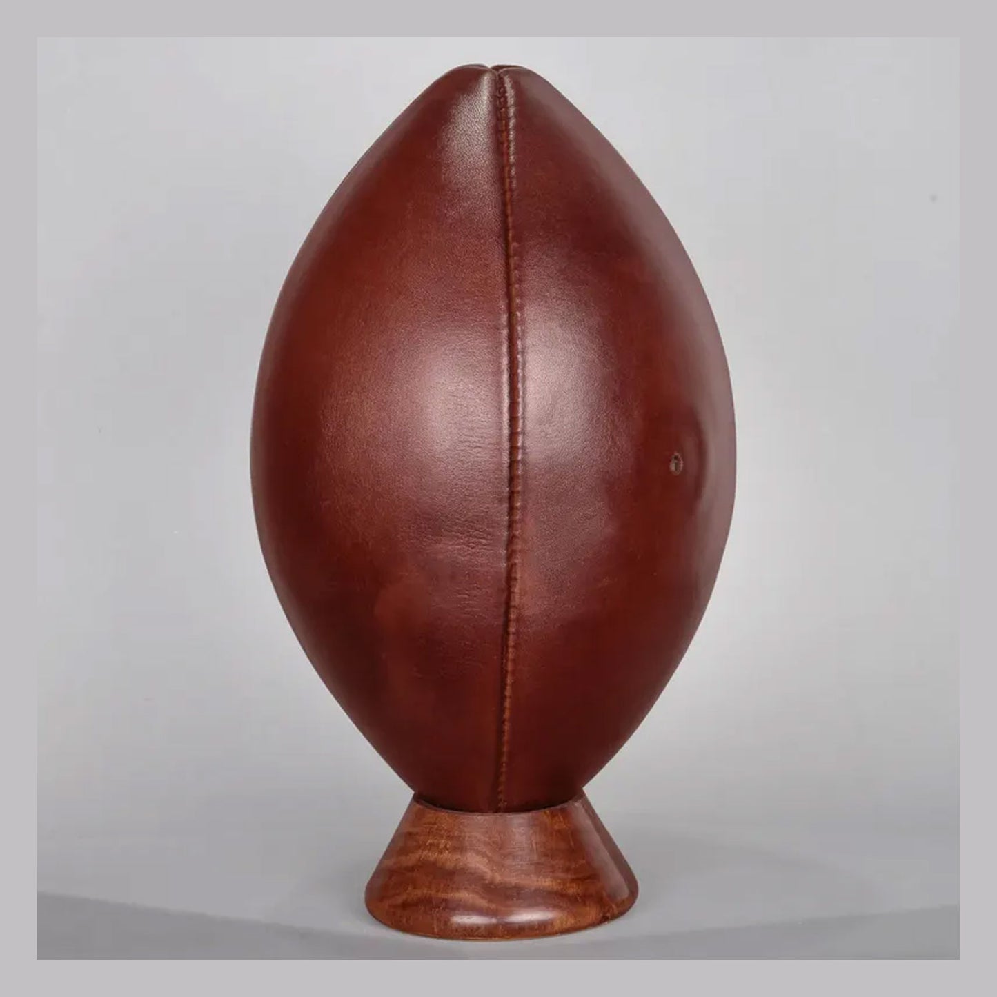 Retro Vintage Leather Rugby Ball – 1900s Display Gift