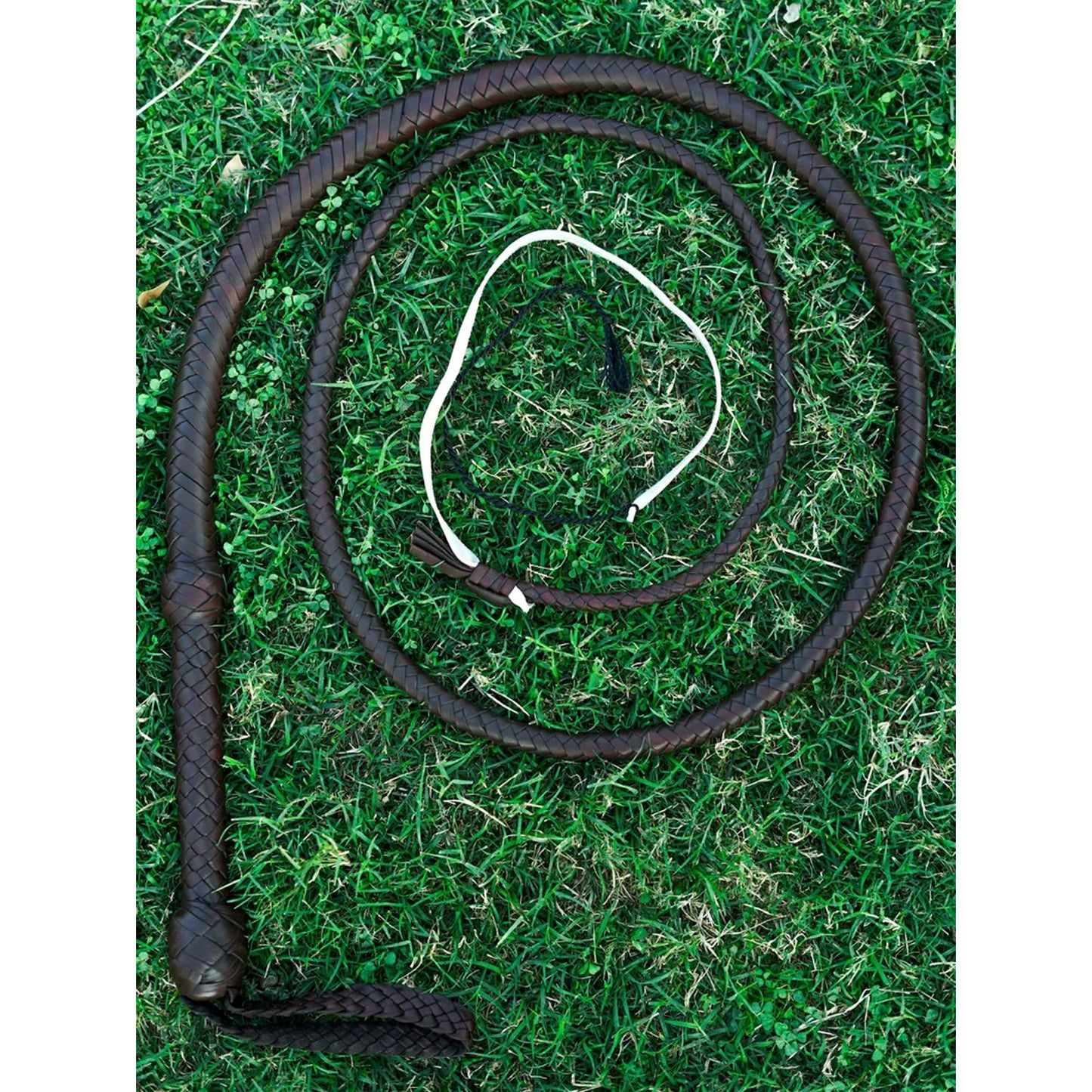 Indiana Jones Chocolate Brown Cowhide Bullwhip – 4ft to 12ft Handmade