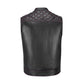 A premium handmade Pink Diamond Stitched MC Club Vest displayed on a plain background. Constructed from genuine cowhide leather, this vest showcases intricate pink diamond stitching, satin lining for comfort, and secure brass zipper closure. Customizable for biker patches, logos, and club insignias, it’s ideal for motorcycle enthusiasts, rebels, and road warriors who demand durability, comfort, and bold biker style.