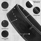 Detailed close-up view of the cowhide leather surface and dual-side reinforced stitching, showcasing premium craftsmanship and heavy-duty durability for weight training.


