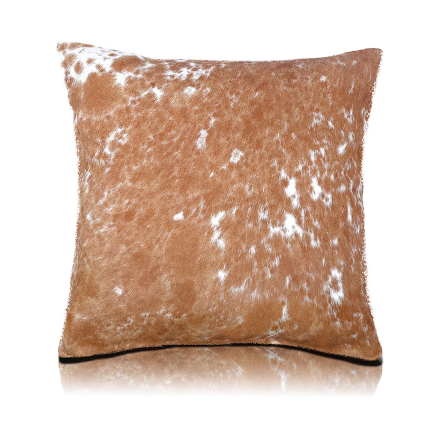 leather cushion 16x16, real cowhide decor, boho pillow for bed, sofa leather pillowcase, rustic throw pillow